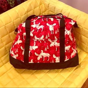 Huge  “Moosin Around” Thirty One weekender